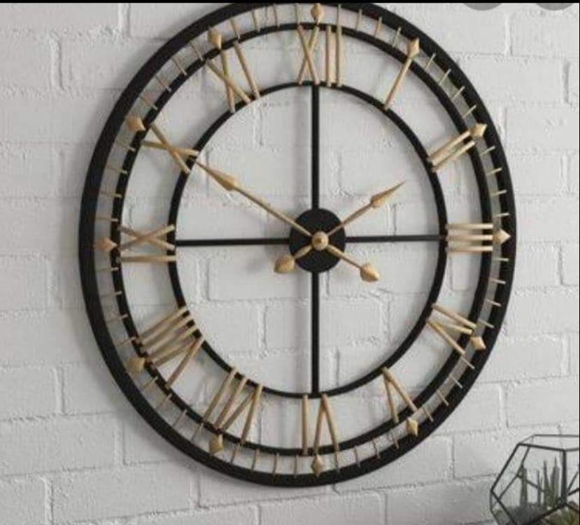 3 rings designer wall clock panel idekors