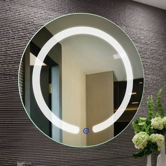 Led Sensor touch mirror double circle middle idekors